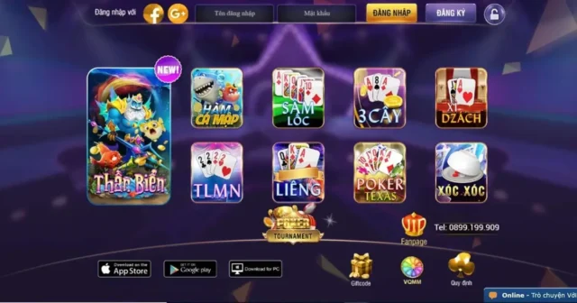 Kho game đổi thưởng đa dạng tại Rikvip